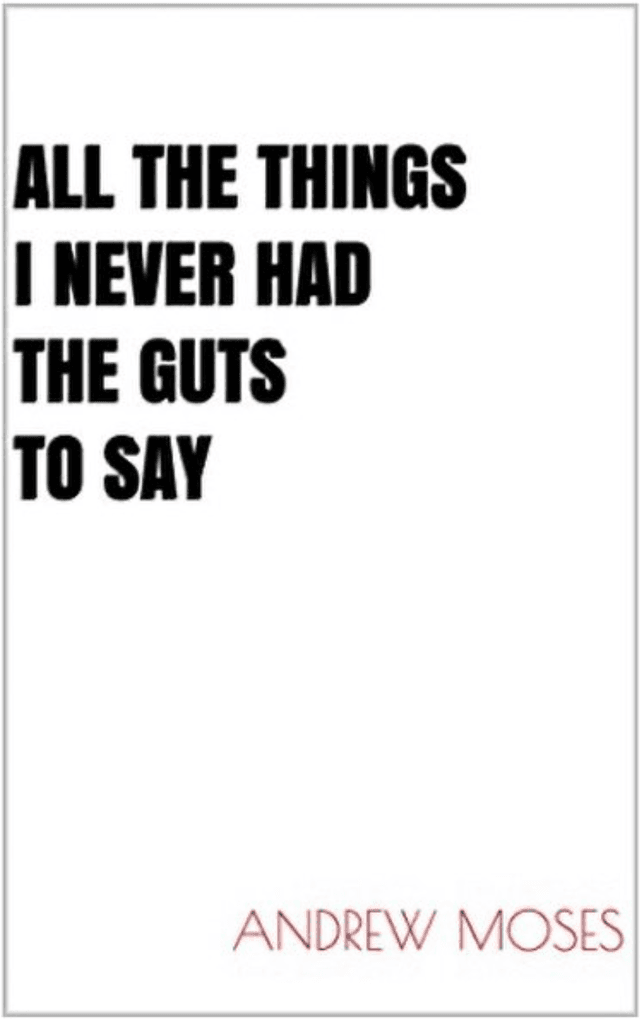 All the Things I Never had the Guts to Say book cover